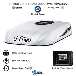 U-FRIGO Gen-11 intense cool TAVAN KLİMASI 12V