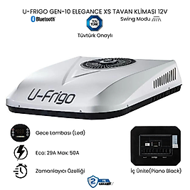 U-FRIGO Gen-10 Elegance XS TAVAN KLİMASI 12V